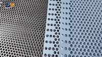 Tôle métallique perforée sur mesure, panneau en acier perforé, maille métallique perforée, tôle à trous ronds, fabrication OEM, livraison directe d'usine