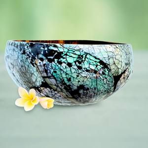 Tazón de Cáscara de Coco Hecho a Mano Ecológico, Tazón de Coco Natural y Sostenible para Uso en el Hogar, Cocina, Restaurante y Cafetería - Product Image 1