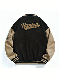 Veste Versity pour homme, streetwear bon marché, veste d'hiver avec logo personnalisé, vente en gros de vestes Versity pour homme - Product Image 2