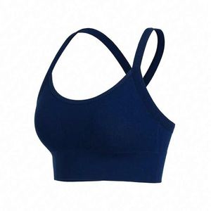 Sujetador deportivo sin espalda cruzado de alta elasticidad para mujer, chaleco de entrenamiento transpirable, diseño de gimnasio sin costuras para Fitness, pecho de moda - Product Image 2