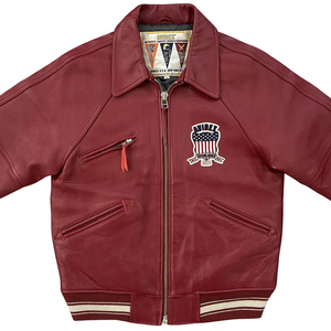 Chaquetas para hombre Avirex, chaqueta ligera de cuero genuino para hombre con cuello levantado, logotipo personalizado, diseños de decoración, chaqueta para hombre - Product Image 1