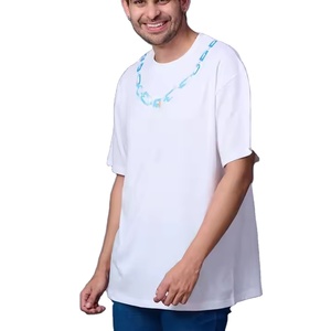 Camisetas Casuales para Hombre al por Mayor, 100% Algodón, Cuello Redondo, Corte Regular, Ecológicas, Antiarrugas, Transpirables, con Logotipo Impreso Digitalmente en la Parte Delantera - Product Image 2