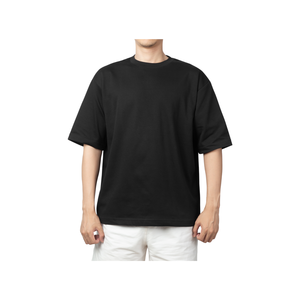 Camiseta Lisa Extra Grande 100% Algodón, Logotipo 3D de Espuma Personalizado, Camiseta con Estampado Puff para Hombre, Polo en Blanco, Bordado de Alta Calidad - Product Image 4