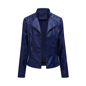 OEM al por mayor chaqueta de cuero para las mujeres en calidad superior de secado rápido transpirable cómodo mejor elegante genuino chaquetas de las mujeres - Product Image 2