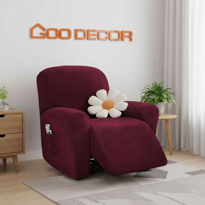 Fundas de Alta Calidad para Sillones Reclinables de Mármol, Fundas de Sofá de 3 Plazas de Color Sólido, Directamente de Fábrica en Vietnam, para Sala de Estar - Product Image 5