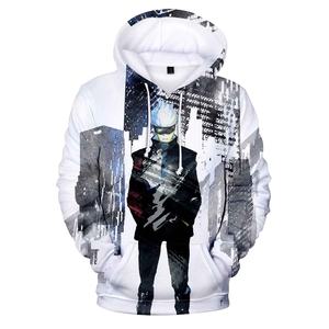 Nouveau sweat à capuche personnalisé anime en sublimation pour l'hiver, en tissu polaire mélange polyester-coton, respirant et coupe-vent pour homme - Product Image 2
