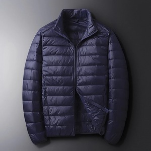 Chaqueta térmica de marca de moda para Otoño e Invierno para hombre, de lona impermeable Abrigo con capucha, diseño cálido para viajes al aire libre, nuevo sólido - Product Image 3