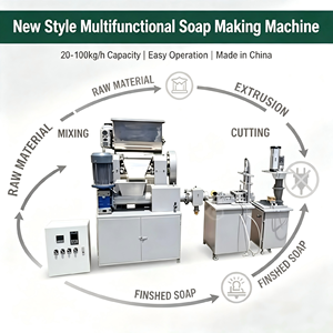 Multifunctional Soap Making <b>Machine</b> 20‑100kg/h Capacity Motor Driven for Bar Soap Production Workshop - Product Image 1