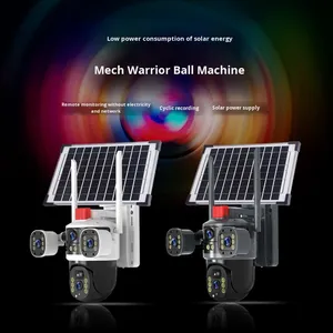 <span class=keywords><strong>Telecamera</strong></span> CCTV Solare 4G, <span class=keywords><strong>Telecamera</strong></span> IP con Scheda SIM, App Cloud, Visione Notturna Panoramica a 360°, Impermeabile, Audio Bidirezionale, <span class=keywords><strong>Telecamera</strong></span> di Sicurezza per Esterni - Product Image 5