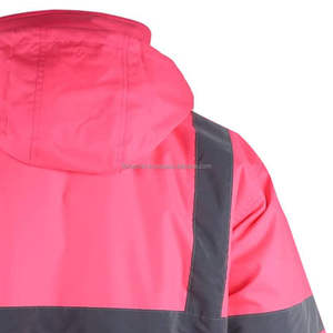 Ropa de Trabajo de Seguridad para Hombre CRESTLINE INDUSTRY, Certificación CE, Alta Visibilidad, Reflectante, con Capucha, de Poliéster y Lona en la Parte Delantera - Product Image 5