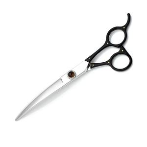 Ciseaux courbés pour toilettage de chiens avec manche en bois, ciseaux personnalisés - Product Image 2