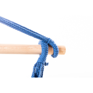 Silla Colgante Relax IV en Azul 100% Algodón para Jardín o Balcón - Product Image 1