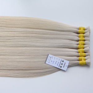 การต่อผมจํานวนมากคุณภาพสูงผมเวียดนามจมสองครั้ง 100 กรัมสีอ่อน 14 นิ้ว - Product Image 1