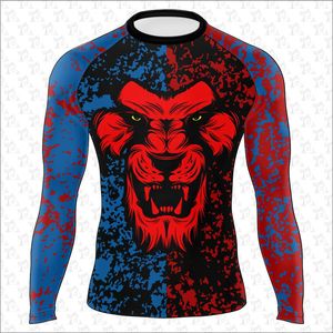 Alta calidad superventas Color negro cuello redondo manga corta Rash Guards para hombres hechos Fitness Rash Guards con personalización - Product Image 3