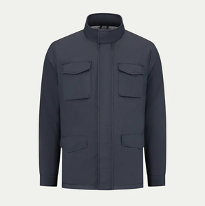 Chaqueta Softshell táctica larga personalizada cálida a prueba de viento para hombre Chaqueta con capucha de concha suave para hombre - Product Image 6