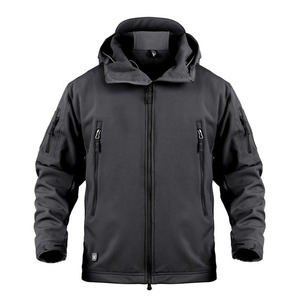 Chaquetas Softshell deportivas personalizadas para hombre, abrigos para acampar al aire libre, chaqueta de carcasa suave impermeable térmica de alta calidad - Product Image 5