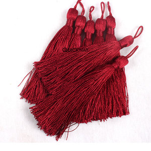 OEM al por mayor 2025 color sólido lingotes borlas alta calidad personalizado nuevos accesorios de ropa - Product Image 6