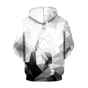 Sudaderas con capucha al por mayor de fábrica 2025, sudaderas con capucha impresas básicas con logotipo personalizado, sudaderas con capucha con contraste de Color de poliéster para hombres - Product Image 2