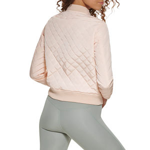 Style de vol de haute qualité coupe ajustée coupe-vent doux rembourré femme veste pour un usage quotidien Logo personnalisé et taille en vrac en gros - Product Image 6