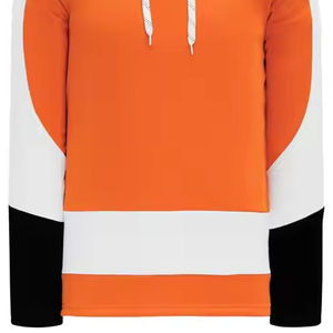 NOUVEAU 2025 Sweat à capuche de hockey en tissu twill brodé de haute qualité, personnalisé, en polaire d'hiver, avec lacets - Product Image 2