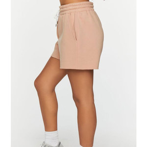 Short d'été unisexe léger en coton éponge français pour femme fabriqué sur mesure avec ceinture élastique caractéristique respirante - Product Image 2