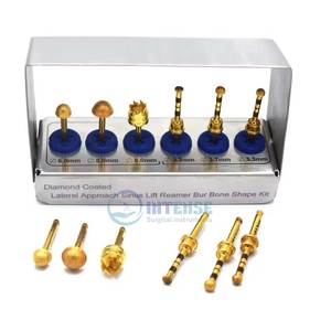 เครื่องมือยกไซนัสสำหรับทันตกรรมรากฟันเทียมรูปทรงด้านข้างสีทองสำหรับการผ่าตัดปลูกถ่ายและเครื่องมือกระดูก - Product Image 1