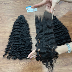 Top Deal birmano rizado 100% cabello crudo vietnamita de alta calidad sin enredos sin caída precio al por mayor - Product Image 2