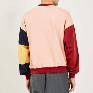 เสื้อสเวตเตอร์คอกลมมีหลายสีแบบกำหนดเองโลโก้ย้อมสีล้วนสำหรับฤดูหนาว - Product Image 3