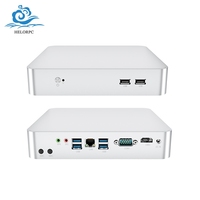 Mini PC industriel HelorPC Edge Al avec processeur Intel Core Ultra 7 155H, 1 Ethernet Gigabit, 1 RS232 COM pour l'automatisation industrielle