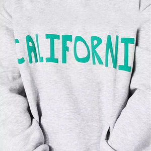 Sweat-shirt à capuche imprimé en molleton de coton pour homme, vêtement surdimensionné, épaules tombantes, vente populaire - Product Image 5