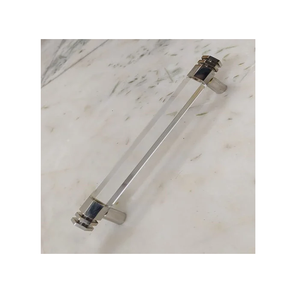 Tirador de puerta acrílico elegante para armario de cocina, tirador de muebles, tirador de puerta de armario acrílico al menor coste - Product Image 1