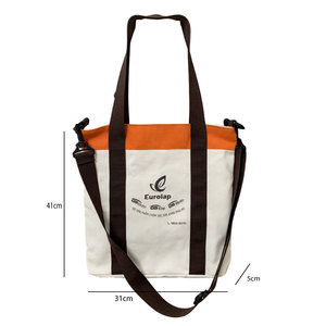 Sac fourre-tout en toile avec logo personnalisé pour femmes Taille personnalisée Cadeau écologique avec poignée en provenance du Vietnam Prix bon marché Promotion - Product Image 2