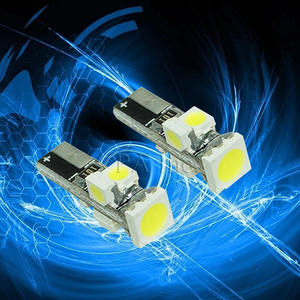 T5 LED Wedge Base pour Auto Voiture Tableau de Bord Tableau de Bord Tableau de Bord Jauge Cluster Indicateur Lumières Lampe 5 Couleurs PA - Product Image 1