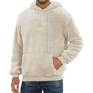 Sweat à capuche en polaire Sharpa pour homme, best-seller, haute qualité, streetwear personnalisé, impression numérique, broderie, hiver, uni - Product Image 5