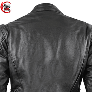 Veste de course en cuir blanc de haute qualité pour hommes Vêtements de sport de moto personnalisables Moto High Street - Product Image 5