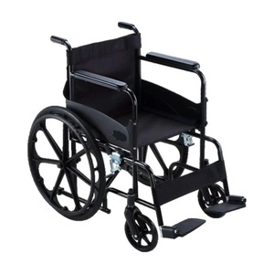 Fauteuil roulant manuel bariatrique robuste avec siège large, construction en acier renforcé, disponible pour la distribution mondiale depuis l'Inde - Product Image 3