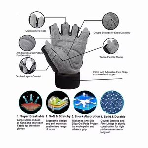 Gants de gymnastique haltérophilie sur mesure Gants d'entraînement demi-doigt pour les amateurs de musculation et de fitness - Product Image 4