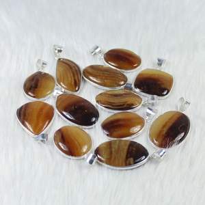 Collar con colgante de aragonita al por mayor para niñas, colgante de piedras preciosas de aragonita Natural, joyería, colgante de forma y tamaño mezclados, regalo - Product Image 4