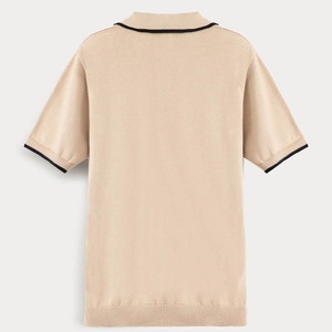 Camisetas Polo para Hombre, 100% Algodón, Cuello Alto, Manga Corta, Camisetas Polo Clásicas sin Cuello - Product Image 6