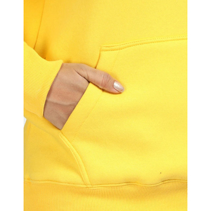 Vente en gros d'usine de sweat à capuche uni vierge avec étiquettes personnalisées bon marché pour femmes imprimant votre marque style décontracté - Product Image 6