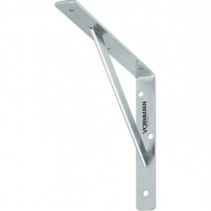 VORMANN Galvanized Steel Metal Hangers 500mm Bridge <b>Bracket</b> 330mm Height 30mm Width 4mm Thickness <b>Silver</b> Load Capacity 200kg - Product Image 3