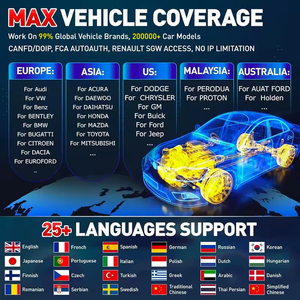 X431 Pro 3S + V5.0 Elite Bidirectionele Scanner Android 10.0, Obd2 Diagnostisch Hulpmiddel Voor Auto 'S/Vrachtwagens, Ecu Codering/Sleutel Programmering - Product Image 5