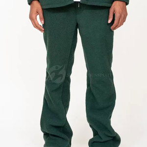 Pantalon évasé en toile épaisse coupe slim, pantalon évasé personnalisé pour homme, taille élastique de haute qualité, style hip-hop, anti-plis, séchage rapide - Product Image 2