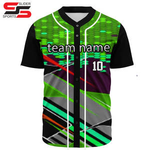 Jersey de béisbol de alta calidad personalizado al por mayor para hombres uniforme de béisbol cómodo y camisa de béisbol absorbente de sudor - Product Image 3