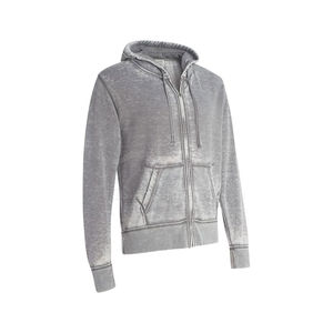 Sweat à capuche délavé à l'acide de la meilleure qualité pour hommes nouveau design à capuche zippée en tissu polaire à motif pour hommes et femmes meilleur prix - Product Image 3