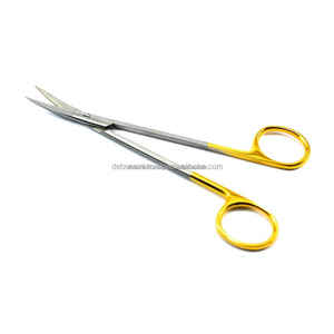 Ciseaux chirurgicaux Kelly, lames courbes/droites, manuels, en acier inoxydable de qualité supérieure, instruments de classe II, prêts pour l'OEM, certifiés CCC - Product Image 1