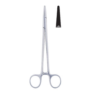 พรีเมี่ยมคุณภาพทันตกรรมผ่าตัด Crile ไม้เย็บเข็มผู้ถือ Crilewood ล็อคคีมคีม - Product Image 1
