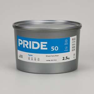 Pride 50 Eco-Friendly Sheet-Fed Offset <b>Ink</b> Cyan 1kg, 2.5kg - Product Image 1