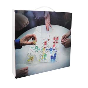 Juego de Mesa Ludo Personalizable 'Don't Worry', Juego de Mesa para Beber en Fiestas con Materiales de Cartón, Papel y Plástico, Logotipo Personalizado - Product Image 6