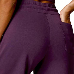 Pantalones Deportivos para Mujer al Por Mayor, Ropa de Moda Personalizada, Pantalones Deportivos para Mujer con Bolsillos Laterales - Product Image 4
